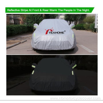 All Weather Protection Car Covers Silver Coating Material